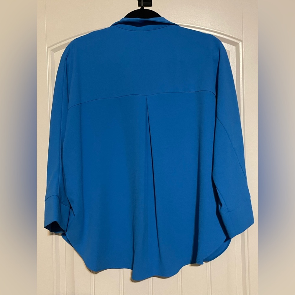 Joseph Ribkoff French Blue Doleman Top - Picture 7 of 9